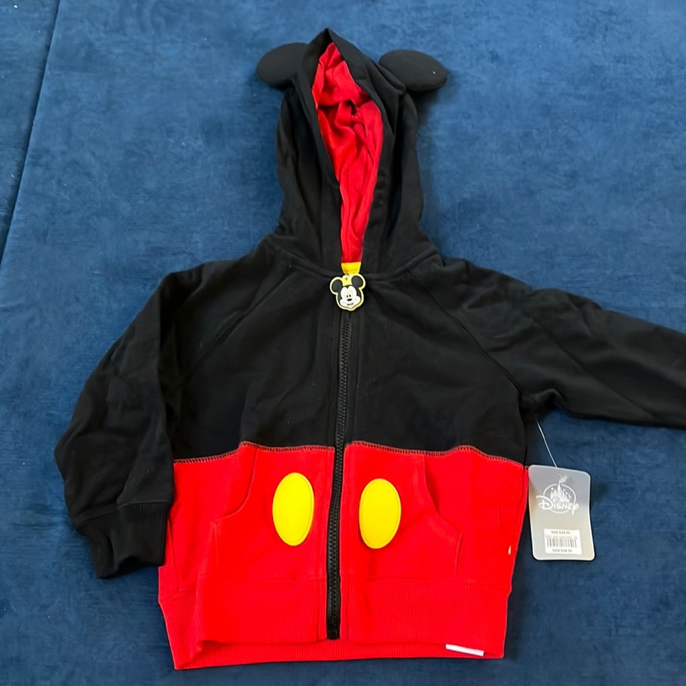 NWT Mickey Mouse sweatshirt with ears